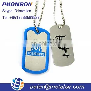 Low Price High Quality Custom Metal Dogtag Necklace thumbnail-3