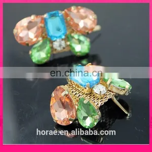 High Quality Crystal Rhinestone Shoe Accessory Shoe Buckle for Lady Shoes thumbnail-5