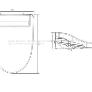 AK50 Asiento Inodoro Inteligente 515*385*162 (PP) thumbnail-3
