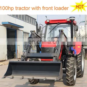 2018 New 100hp 4wd Farm Tractor With Front Loader thumbnail-1