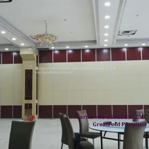 Modern Auditorium Hall Floor to Ceiling Soundproof Movable Partition Wall thumbnail-4