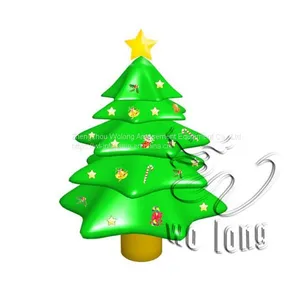Outdoor Christmas Inflatable Decoration , Inflatable Christmas Color Tree for Sale thumbnail-1