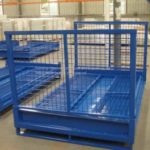 Heavy Duty Galvanized Foldable Wire Mesh Box thumbnail-2