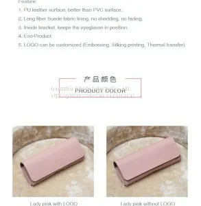 Crush-resistant and Fashionable Sunglasses Case; Women’s Portable Sunglasses Case thumbnail-4