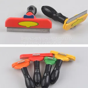 Cat and Dog Hair Removal Comb Pet Hair Removal Comb thumbnail-2
