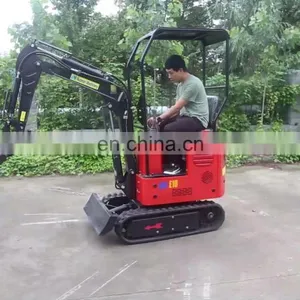 New Design Cheap Price 1 Ton Mini Crawler Excavator for Sale thumbnail-1
