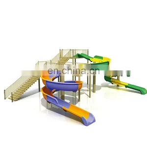Aqua Park Fiberglass Water Slides for Sale Commercial Equipments thumbnail-2