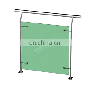 2019 PEMCO Project Balustrade Glass Railing And Stainless Steel Handrail !!! thumbnail-5