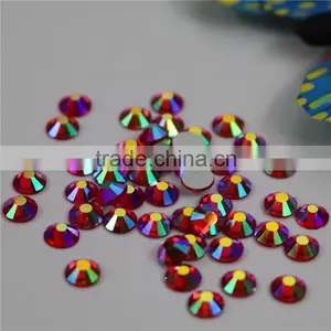 High Quality Siam ab Colour Non Hotfix Glass Stone thumbnail-3
