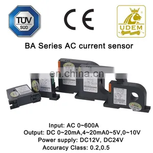 Acrel AC Current Sensor Input:0-600A Output:0-20mA/4~20mA Diameter:50mm CTs Accuracy Class 0.2 0.5 Current Transducer BA50-AI/I thumbnail-4
