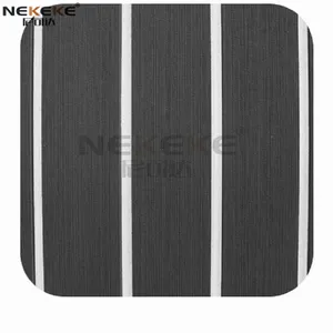 NEKEKE 6mm Dark Gray + White Lines Boat Yacht Marine EVA Deck Foam Sheet Composite Outdoor Decking thumbnail-1