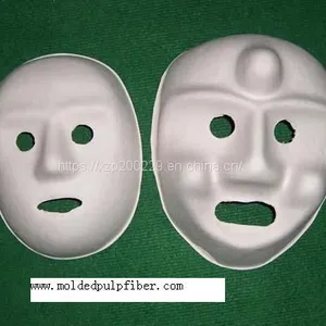 Paper Mache Paper Gift Pulp Tray Paper Mask DIY Plain Mask Soap Packaging thumbnail-3
