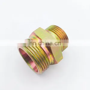 1/2 3/8 1/4 Carbon Steel Jic Npt Adapter Hose Fitting Straight Hydraulic Hose Connector thumbnail-1