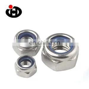 Factory Supply JINGHONG DIN985 Galvanized Self-locking Nylon Lock Hex Nut thumbnail-2