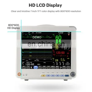 Portable 12.1 Inch Multiparameter Portable Vet Animal Vital Sign Clinic Monitors for Veterinary thumbnail-5