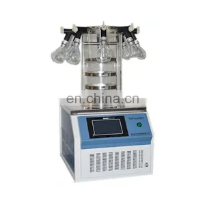 Bench-Top Small Size Laboratory Vacuum Freeze Dryer Drying Machine for Sale thumbnail-3