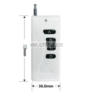 Rf 433mhz Ev1527 Fix Code 4-key Remote Control Remote Control One Button for Electric Gate thumbnail-4