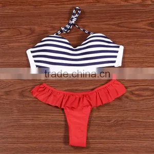 New Women Paded Bra Underwear Bikini Set thumbnail-1