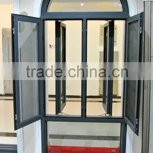 Aluminum French Windows With Double Glazing Australian Standards AS2047 thumbnail-1