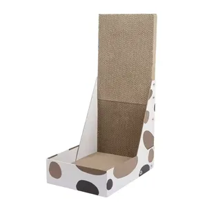 MEOW LOVE Corrugated Cardboard Cat Scratcher Sofa Protector Stocked Cat Toy and Bed for Cats Paper Scratch Board thumbnail-2