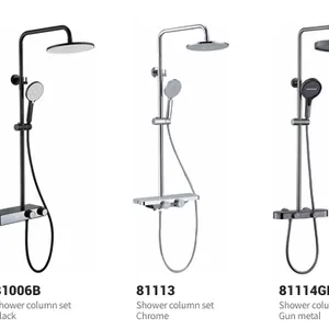 Adjust the Water Temperature at Will Durability and Safety Save Space and Easy to Operate Shower Column Set Series thumbnail-3