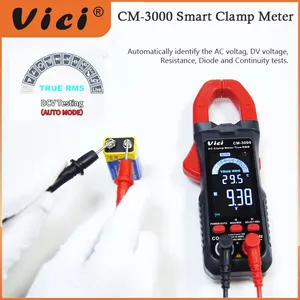 Vicimeter CM-3000 Large Display Screen No Knob AC Clamp Meter thumbnail-3