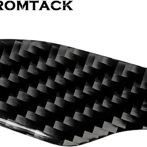 TIBROMTACK Carbon Fibre Door Handle Cover Protective Stickers for Tesla Model Y2020 Model 3 thumbnail-1