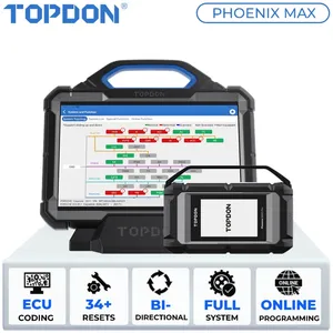 TOPDON Phoenix Max OBD2 Car Diagnostic Scanner Support ECU Programming ADAS thumbnail-3
