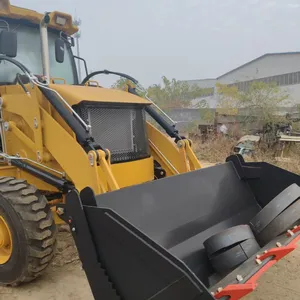 Luxury 420F, Folks! The Backhoe Loader is Equipped With an Optional 4-in-1 Bucket and Hydraulic Breaker - Produced by Shandong Luzhuang. thumbnail-5