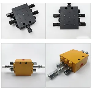 Genuine SANY Automatic Lubrication Distributor - Hydraulic Oil Block Dispenser for CNC Machines & Paving Equipment thumbnail-2