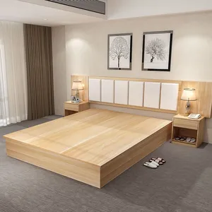 Modern Light Luxury Leather Bedroom Soft Bed Suitable For High-end Villa Hotel Double Beds thumbnail-5