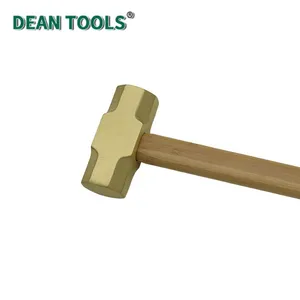 Corrosion Resistant Non-Sparking Wooden Handle Octagonal Hammer thumbnail-1