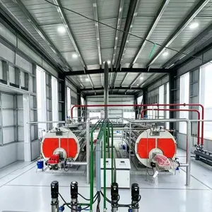 8-ton Steam Boiler 1.25Mpa 300 Degree Superheated Steam Double Drum Membrane Wall Burner Control Cabinet thumbnail-1
