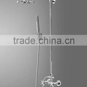 China Manufacturer Luxury Stainless Steel Rain Bath Shower Set With Hand Shower Pout Shower Head Rain thumbnail-4