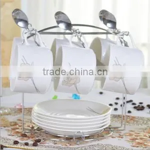 Coffee Tea Cup Plate Set thumbnail-1