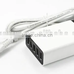 Output 5v 8a 5 Ports Universal Mobile Phone Quick Usb Travel Charger thumbnail-6