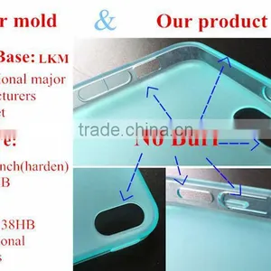 Flexible Plastic Custom Light Clear Soft Tpu Phone Case for Iphone6 thumbnail-4