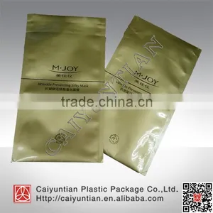 Three Side Seal Facial Mask Packaging Bags With Tear Notch thumbnail-3