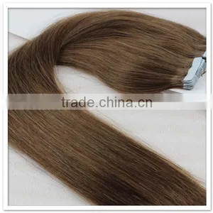 Light Ash Brown Hair Color Teap Tape Hair Extensions thumbnail-1