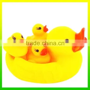 Plastic Mini Duck Yellow Small Duck Bath Toy for Kids thumbnail-1