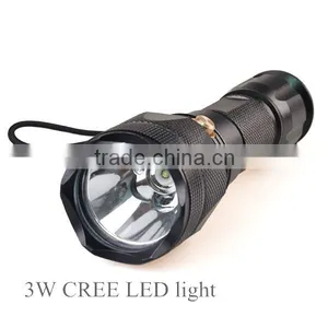Waterproof Scuba Diving Light 3W LED Diving Flashlight With Button Switch YT-70 thumbnail-2