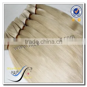Unprocessed Grey Virgin Hair Bleached in Blonde Color/natural Wavy High Quality Quality Choice thumbnail-3