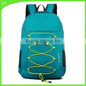 Fashion Waterproof Nylon Camping Backpack Can be Fold Shoulder Bag thumbnail-1