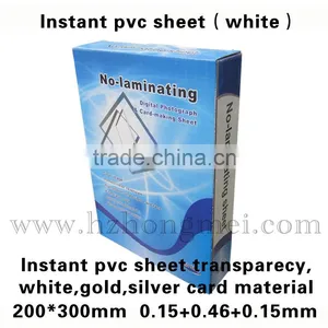 2015 Micron Pvc Sheet/PVC Sheet Instant id Card White Card for thumbnail-3