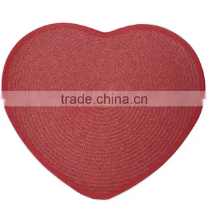 Heart Patten Paper Braid Table Mats thumbnail-1