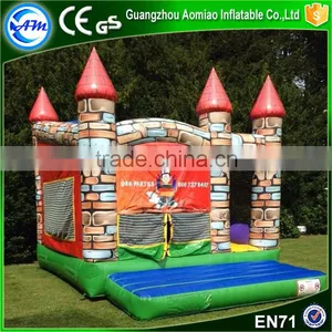 Commercial Bouncy Castle Inflatable Trampoline Castle Indoor Inflatable Bouncers for Kids thumbnail-1