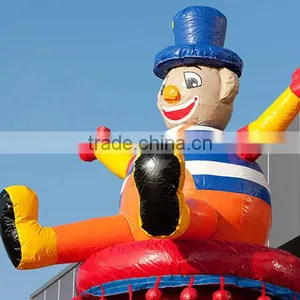 Hot Sale Kids Inflatable Floating Climbing Wall Inflatable Climbing Tower Clown for Sale thumbnail-3