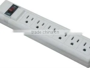 6 Outlet Surge Protector UL, SAA, VDE, POWER BAR, POWER TAP, WALL TAP, ADAPTER thumbnail-1