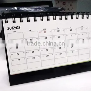 Popular Leather Pocket Calendar Stand 2017/2017 Magnetic Refrigerator Calendar thumbnail-1