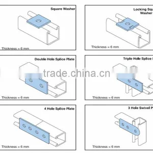 Unistrut 41x21 Slotted Hot Dip Galvanised Channel Roll Forming Machine thumbnail-2